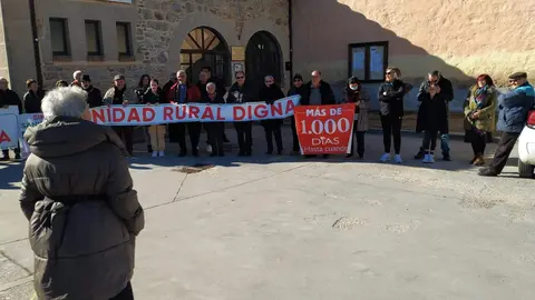74 protesta de la Plataforma en Defensa de la Sanidad Pública de Sayago. Fotografía: CEDIDA