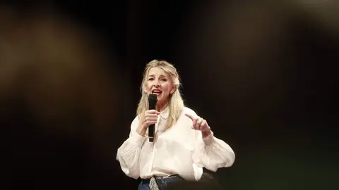 Yolanda Díaz durante el acto celebrado en Valladolid. Fotografía: @Yolanda_Diaz_