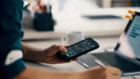 Analista de datos. Fotografia de archivo