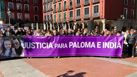 Protesta por el último caso de violencia machista en Valladolid. Fotografía: PP Ayuntamiento de Valladolid