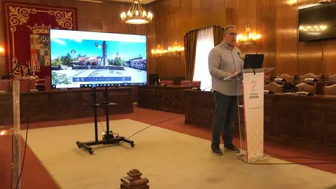 Jesús María Prada durante la presentación de Zamora 360