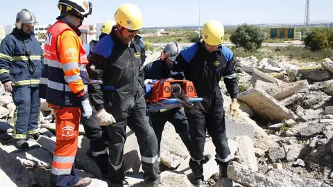 Primeras actividades de rescate en Turquía de los equipos españoles. Fotografía: Consorcio de Bomberos de la Provincia de Cádiz @BomberosCbpc