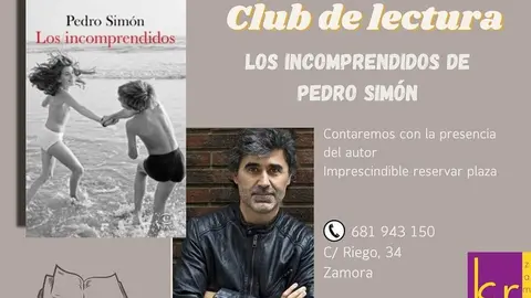Charla y firma de ejemplares de Pedro Simón en Zamora