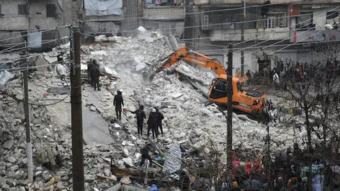 Labores de rescate tras el terremoto en Turquía. Fotografía: UNICEF España