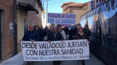 Concentración en Tábara. Imagen cedida