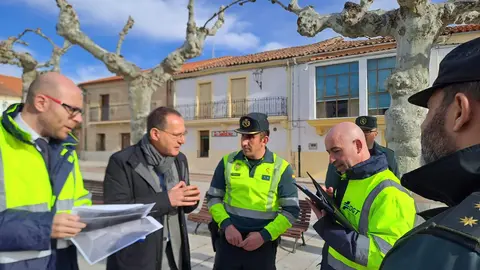 Visita del subdelegado a Fuentesaúco