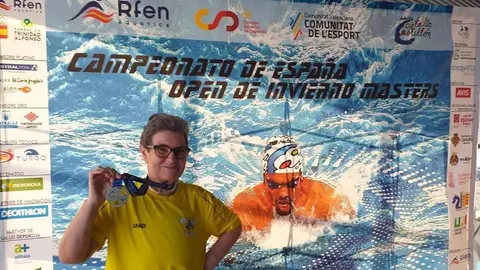 Carmen Elena Díez, del CD Natación Zamora