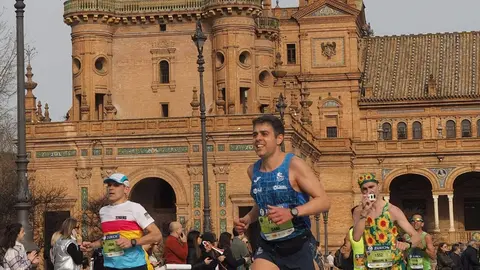 Daniel Martínez Merchán en la Maratón de Sevilla