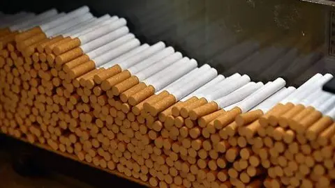 Industria tabaco. Fotografía de archivo