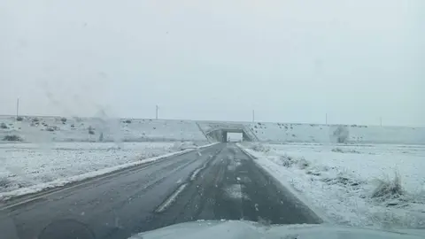 Nieve en la provincia de Zamora