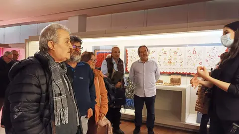 Francisco Guarido en el Museo Etnográfico