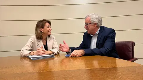 24-02-2023 Raquel Sánchez Ministra Mitma y José Fernández Alcalde Puebla de Sanabria