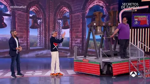 Antonio Ballesteros de la Asociación de Campaneros Zamoranos en El Desafío