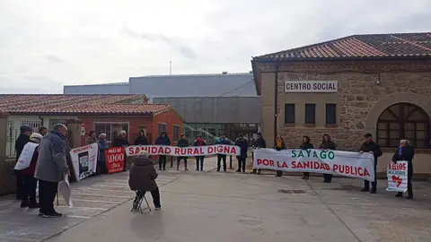 77 protesta de la Plataforma en Defensa de la Sanidad Pública de Sayago. Fotografía: CEDIDA