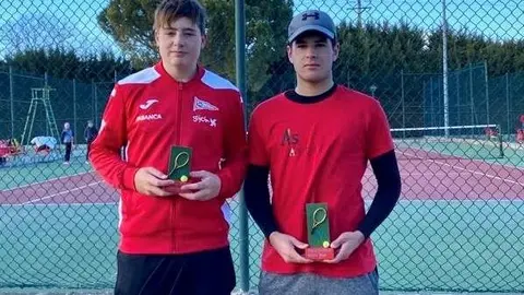 El tenista zamorano Hugo González en el Torneo de Invierno de Palencia