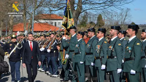 La Comandancia de la Guardia Civil de Zamora en la ceremonia de