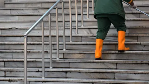 Fotografía de archivo servicio de limpieza