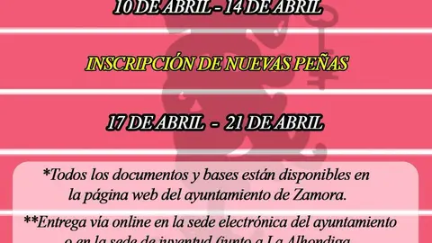 Fechas inscripción san pedro