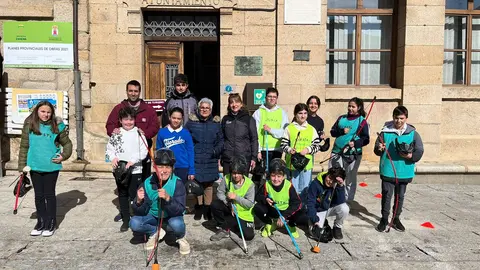 Participantes del programa "Construyendo mi futuro" en Fermoselle
