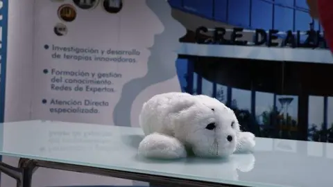 Presentación del robot Nuka en el CREA de Salamanca. Fotografía: Salamanca RTV al Día