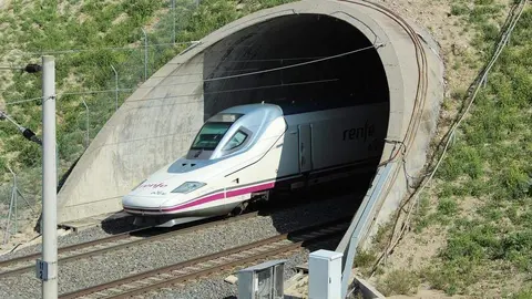 Tren Renfe fotografía de archivo