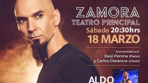 Cartel del concierto de Carlos Escobedo en el Principal