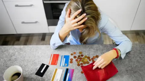 Economía del hogar. Fotografía de archivo