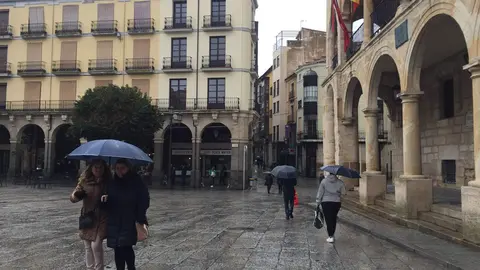 Lluvia en Zamora