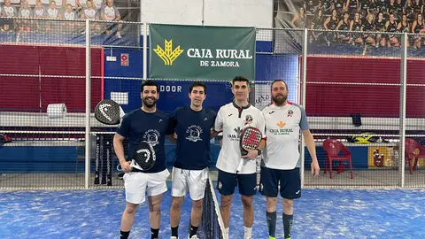 Uno de los equipos del Viriato Pádel Club