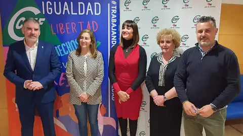 Acto de CSIF con Irene Villa