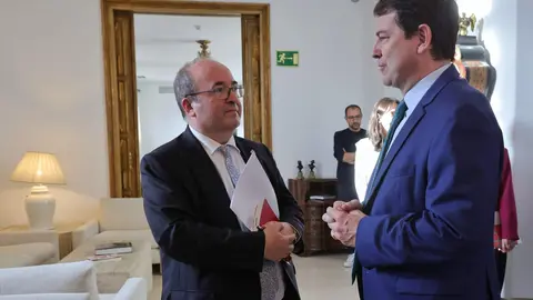 Encuentro entre Miquel Iceta y Alfonso Fernández Mañueco