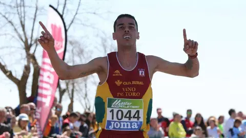 Rubén Sánchez en el Campeonato de España Máster de veteranos de Campo a Través