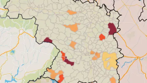 Municipios a siete días (17 de marzo)