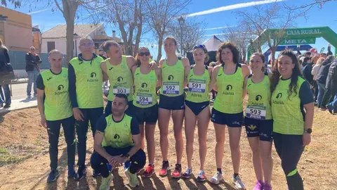 Atletas del CD Zamora Corre - Adarsa en el Campeonato de España de Campo A Través