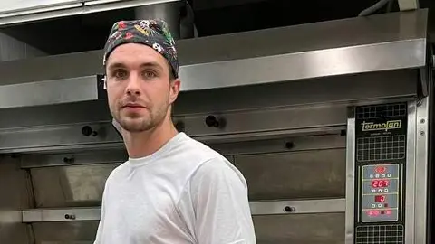 Diego Rodríguez, el nuevo emprendedor y panadero de Andavías. Fotografía: CEDIDA