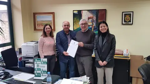 Presentación del proyecto del Ayuntamiento de Puebla a Caja Rural