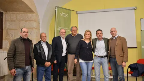 presentación de Javier Eguaras como candidato de Vox al Ayuntamiento de Zamora