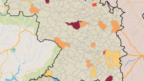 Municipios a siete días (24 de marzo)