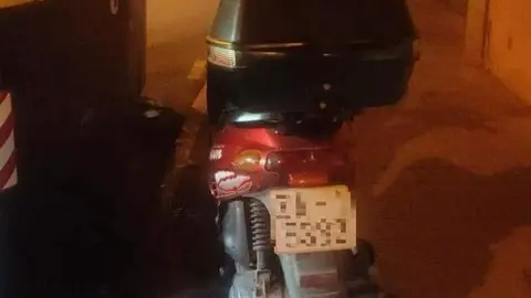 Moto robada en Zamora