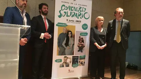 Presentación del concierto solidario en favor de la Sierra de la Culebra