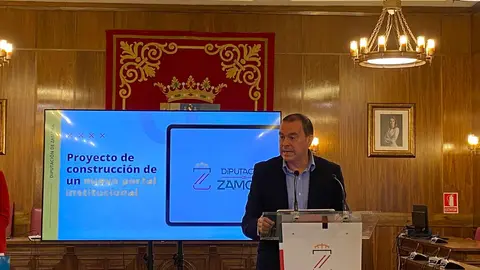 Requejo durante la presentación