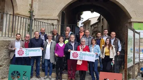 Presentación de la candidatura de Zamora Sí en Fermoselle