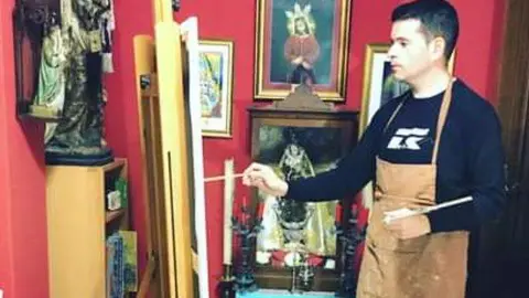 Imágen de la Cofradía de la Virgen de la Soledad