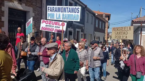 Protestas Tábara. Fotografía: CEDIDA