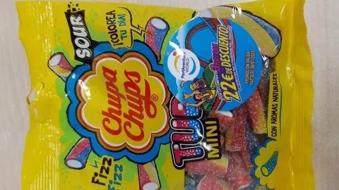 Regaliz de la marca Chupa Chups vía @AESAN_gob_es