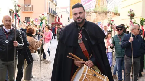 Luis Pedraza durante su actuación en el Domingo de Ramos en Zamora