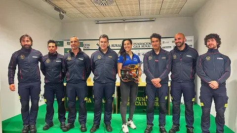 Presentacion casco solidario Sara Garcia 2023