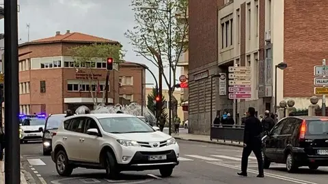 La Policía Municipal acude al rescate de un perro perdido