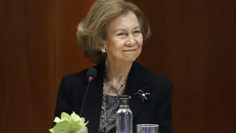 La reina Sofía en uno de sus últimos actos