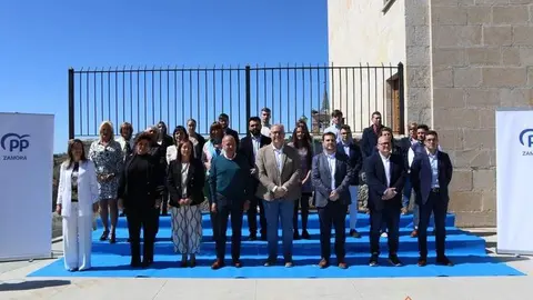 Presentación lista candidatos PP Zamora
